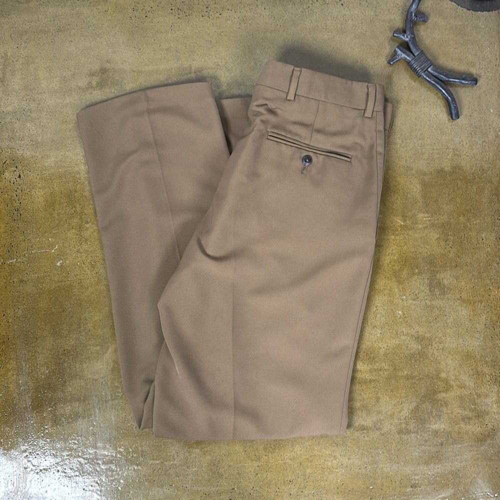 Kenneth Cole Reaction Straight Leg Dress Khaki's - 33x32